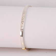 Laden Sie das Bild in den Galerie-Viewer, Silberarmband mit 5 Brillianten
