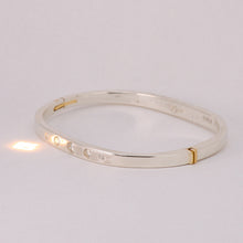 Laden Sie das Bild in den Galerie-Viewer, Silberarmband mit 5 Brillianten
